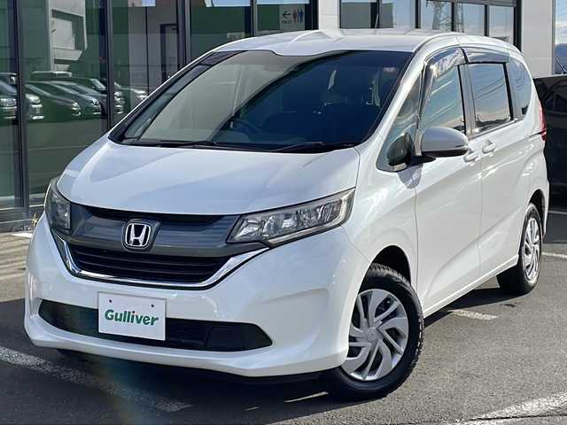 ホンダ フリード G ホンダセンシング 道東・釧路十勝 2018(平30)年 7.2万km ホワイトオーキッドパール ・４WD/・社外SDメモリナビ/（CD・DVD・BT・フルセグ・SD・ipod）/・バックカメラ/・両側パワースライドドア/・横滑り防止装置/・ワイパーデアイサー/・ホンダセンシング/・ビルトインETC/・レーダークルーズコントロール/・スマートキー/・プッシュスタート/・ステアリングスイッチ/・前席シートヒーター/・純正フロアマット/・ドアバイザー