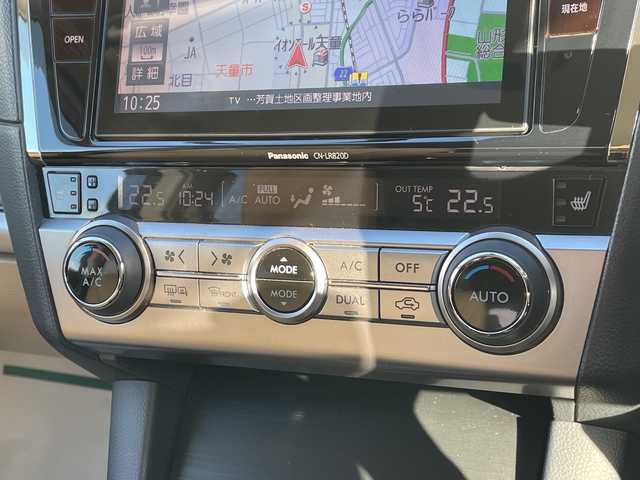 スバル アウトバック リミテッド 山形県 2017(平29)年 8.4万km ラピスブルーP アイサイトver3/・プリクラッシュブレーキ（自動ブレーキ）	/・レーンキープアシスト	/・全車速追従機能付クルーズコントロール	/・AT誤発進抑制制御/・後退時ブレーキアシスト	/・ツーリングアシスト/４WD/純正ナビ（CD/DVD/Bluetooth）/フルセグテレビ/電動パーキングブレーキ/ダウンヒルアシストコントロール/パワーシート（D＋N席）/全席シートヒーター/ハンドルヒーター/レザーシート/ビルトインETC/バックカメラ/電動リアゲート/エンジンスターター/スマートキー/スペアキー/プッシュスタート/フォグランプ