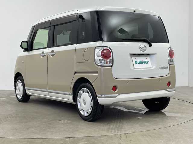 ダイハツ ムーヴ キャンバス G メイクアップ VS SAⅢ 鹿児島県 2021(令3)年 2.8万km パールホワイトⅢ/ナチュラルベージュマイカメタリック 2トーン スマートアシスト３/純正８型ナビ/フルセグＴＶ/ＢＴオーディオ/ＤＶＤ再生/全周囲カメラ/ドラレコ/シートヒーター/ＨＤＭＩ/アイドリングストップ/両側電動スライドドア/ＬＥＤヘッド/フォグランプ/純正フロアマット/ドアバイザー