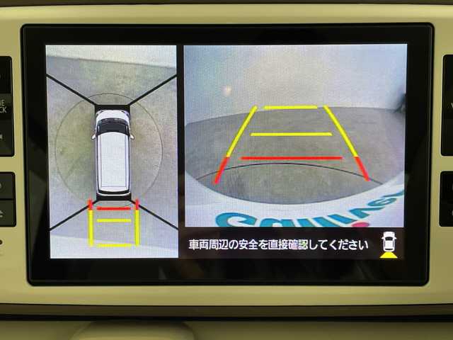 ダイハツ ムーヴ キャンバス G メイクアップ VS SAⅢ 鹿児島県 2021(令3)年 2.8万km パールホワイトⅢ/ナチュラルベージュマイカメタリック 2トーン スマートアシスト３/純正８型ナビ/フルセグＴＶ/ＢＴオーディオ/ＤＶＤ再生/全周囲カメラ/ドラレコ/シートヒーター/ＨＤＭＩ/アイドリングストップ/両側電動スライドドア/ＬＥＤヘッド/フォグランプ/純正フロアマット/ドアバイザー