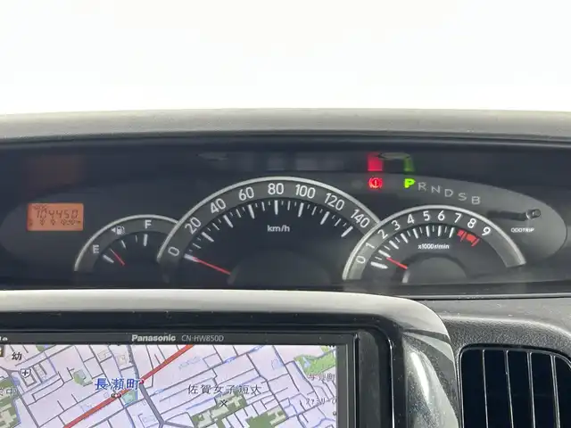 ダイハツ タント カスタム RS 佐賀県 2010(平22)年 10.5万km ブラックマイカ 社外７インチSDナビ（CN-HW850D）/（AM/FM/CD/DVD)/片側パワスラ/ETC/純正フロアマット/リアスポイラー/スマートキー