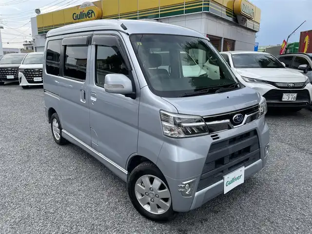 スバル ディアス ワゴン RS リミテッド スマートアシスト 埼玉県 2018(平30)年 3.6万km ブライトシルバーメタリック ４ＷＤ＆ターボ/純正ＣＤ＆ラジオ＆ＡＵＸ/衝突被害軽減システム/レーンキープアシスト/ドライブレコーダー（前方）/アイドリングストップ/コーナーセンサー/左側パワースライドドア/純正１３inアルミホイール/オートライト/ＬＥＤライト/フォグランプ/ウィンカーミラー/電動格納ミラー/Ｗエアバッグ/横滑り防止装置/ＡＢＳ/キーレスキー/ドアバイザー/フロアマット/新車保証書/取扱説明書