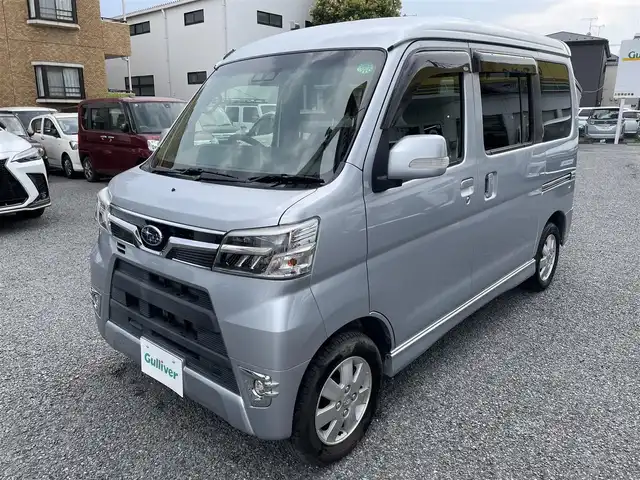 スバル ディアス ワゴン RS リミテッド スマートアシスト 埼玉県 2018(平30)年 3.6万km ブライトシルバーメタリック ４ＷＤ＆ターボ/純正ＣＤ＆ラジオ＆ＡＵＸ/衝突被害軽減システム/レーンキープアシスト/ドライブレコーダー（前方）/アイドリングストップ/コーナーセンサー/左側パワースライドドア/純正１３inアルミホイール/オートライト/ＬＥＤライト/フォグランプ/ウィンカーミラー/電動格納ミラー/Ｗエアバッグ/横滑り防止装置/ＡＢＳ/キーレスキー/ドアバイザー/フロアマット/新車保証書/取扱説明書