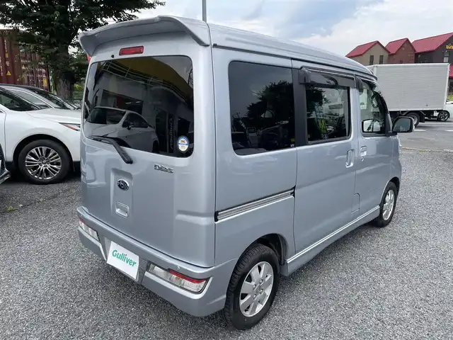 スバル ディアス ワゴン RS リミテッド スマートアシスト 埼玉県 2018(平30)年 3.6万km ブライトシルバーメタリック ４ＷＤ＆ターボ/純正ＣＤ＆ラジオ＆ＡＵＸ/衝突被害軽減システム/レーンキープアシスト/ドライブレコーダー（前方）/アイドリングストップ/コーナーセンサー/左側パワースライドドア/純正１３inアルミホイール/オートライト/ＬＥＤライト/フォグランプ/ウィンカーミラー/電動格納ミラー/Ｗエアバッグ/横滑り防止装置/ＡＢＳ/キーレスキー/ドアバイザー/フロアマット/新車保証書/取扱説明書