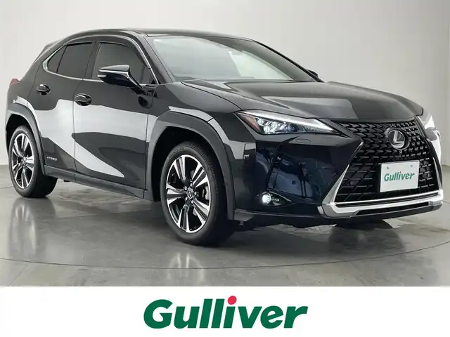 レクサス ＵＸ 250h バージョンL 愛知県 2021(令3)年 2.9万km グラファイトブラックガラスフレーク 純正１０．３型ナビ　フルセグＴＶ　ムーンルーフ　ＡＤＶＩＣＳキャリパー　全方位カメラ　ベンチレーション　レーダー探知機　ＢＳＭ　追従クルコン　前後ドラレコ　パワーバックドア　黒革　衝突被害軽減　禁煙車