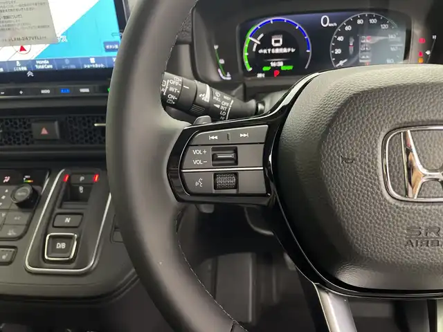 ホンダ ステップワゴン eHEV エアー EX 鹿児島県 2025(令7)年 0.1千km クリスタルブラックパール 純正11型ナビ/（CD/DVD/BT/フルセグTV）/ホンダセンシング/レーダークルーズコントロール/パワーバックドア/ブラインドスポットモニター/両側パワースライドドア/電動パーキングブレーキ/オートホールド機能/パドルシフト/シートヒーター/後席サンシェード/スマートキー/プッシュスタート