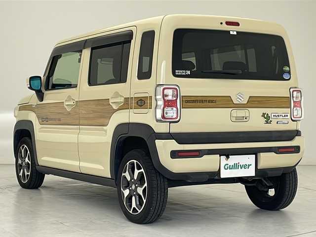 スズキ ハスラー HYBRID X 沖縄県 2021(令3)年 3.3万km シフォンアイボリーM 社外メモリナビ（MDV-D7088TW)/　CD/DVD/SD/USB/BT/フルセグ/バックカメラ/前後ドライブレコーダー/デュアルセンサーブレーキサポート/レーンキープアシスト/コーナーセンサー/オートマチックハイビーム/アイドリングストップ/シートカバー/前席シートヒーター/オートライト/LEDヘッドライト/純正15インチAW/純正フロアマット/サイド・リヤデカール/プッシュスタート/スマートキ―/取扱説明書