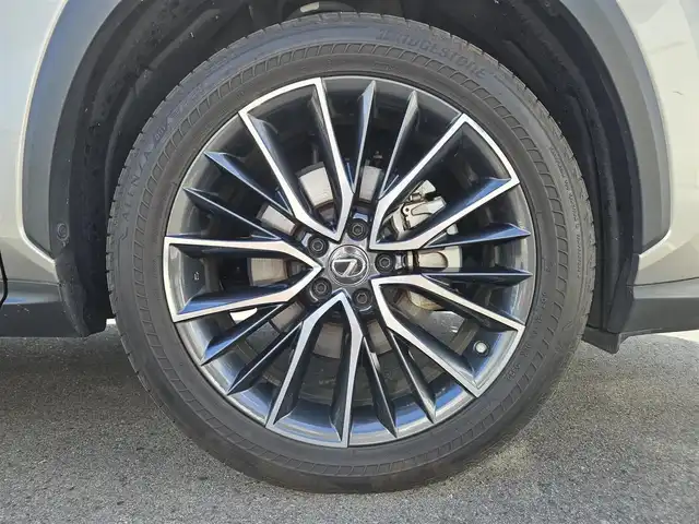 レクサス ＮＸ 350h バージョンL 宮崎県 2022(令4)年 3.8万km ソニックチタニウム ムーンルーフ/純正14型ナビ/フルセグTV/ハンズフリーパワーバックドア/パノラミックビューモニター/ビルトインETC2.0/ドライブレコーダー/レーダークルーズコントロール/コーナーセンサー/衝突被害軽減ブレーキ/車線逸脱防止支援システム/標識認識システム/発進遅れ告知システム/アダプティブハイビームシステム/ブラインドスポットモニター/3眼LEDヘッドランプ/革巻きステアリング/ステアリングヒーター/パドルシフト/ヘーゼルカラー革シート/全席シートヒーター/前席パワーシート/運転席ポジションメモリー/純正20インチアルミホイール/スマートエントリー/スタートシステム/禁煙車
