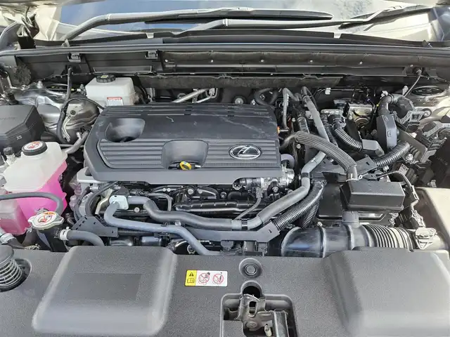 レクサス ＮＸ 350h バージョンL 宮崎県 2022(令4)年 3.8万km ソニックチタニウム ムーンルーフ/純正14型ナビ/フルセグTV/ハンズフリーパワーバックドア/パノラミックビューモニター/ビルトインETC2.0/ドライブレコーダー/レーダークルーズコントロール/コーナーセンサー/衝突被害軽減ブレーキ/車線逸脱防止支援システム/標識認識システム/発進遅れ告知システム/アダプティブハイビームシステム/ブラインドスポットモニター/3眼LEDヘッドランプ/革巻きステアリング/ステアリングヒーター/パドルシフト/ヘーゼルカラー革シート/全席シートヒーター/前席パワーシート/運転席ポジションメモリー/純正20インチアルミホイール/スマートエントリー/スタートシステム/禁煙車