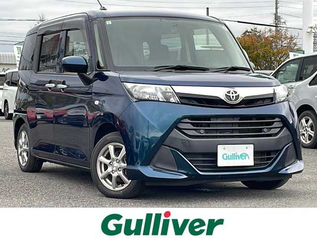 トヨタ タンク X 道央・札幌 2019(令1)年 5.7万km レーザーブルークリスタルシャイン ４WD/ワンオーナー/寒冷地仕様/社外SDナビ/AM/FM/BT/DVD/フルセグ/横滑り防止装置/ETC/ドライブレコーダー/ワイパーデアイサー/片側パワースライドドア/前席シートヒーター/プッシュスタート/スマートキー/ハロゲンヘッドライト/オートライト/電動格納ミラー/純正フロアマット/ドアバイザー/純正ホイルキャップ付冬タイヤ積込/165/65/R14/2022年/山6mm
