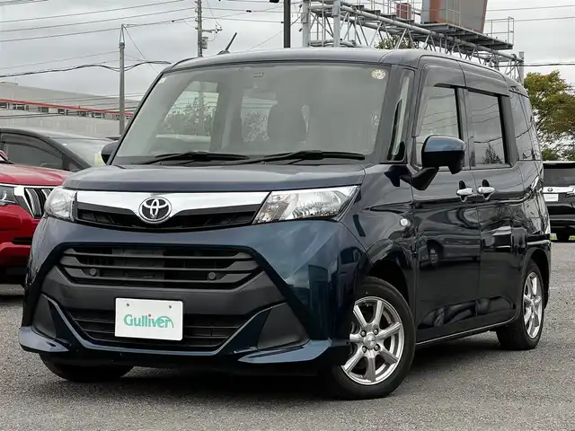 トヨタ タンク X 道央・札幌 2019(令1)年 5.7万km レーザーブルークリスタルシャイン ４WD/ワンオーナー/寒冷地仕様/社外SDナビ/AM/FM/BT/DVD/フルセグ/横滑り防止装置/ETC/ドライブレコーダー/ワイパーデアイサー/片側パワースライドドア/前席シートヒーター/プッシュスタート/スマートキー/ハロゲンヘッドライト/オートライト/電動格納ミラー/純正フロアマット/ドアバイザー/純正ホイルキャップ付冬タイヤ積込/165/65/R14/2022年/山6mm