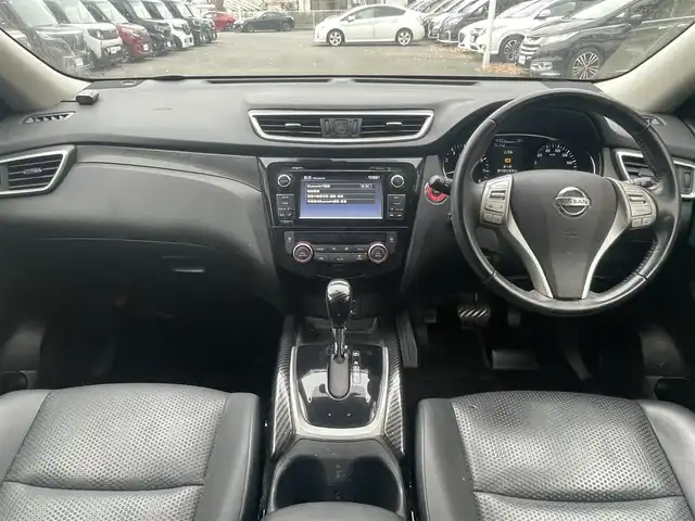 日産 エクストレイル 20X ブラックエクストリーマーX エマB 栃木県 2015(平27)年 9万km ダイヤモンドブラック (株)IDOMが運営する【じしゃロン宇都宮店】の自社ローン専用車両になります。こちらは現金またはオートローンご利用時の価格です。自社ローンご希望の方は別途その旨お申付け下さい/純正ナビ/アラウンドビューモニター/フルセグ/ＥＴＣ/Ｂｌｕｅｔｏｏｔｈ/ＬＥＤヘッドライト/オートライト/フォグライト/ルーフレール/純正アルミホイール/スマートキー/クルーズコントロール