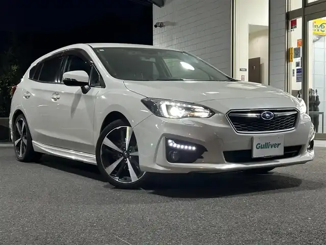 スバル インプレッサ スポーツ 2．0i－S アイサイト 長崎県 2017(平29)年 14.5万km クリスタルホワイトP 純正ナビ/フルセグTV/アイサイト/ETC/バックカメラ/アイドリングストップ/パドルシフト/BSM/ステアリングスイッチ/スマートキー/プッシュスタート/クルーズコントロール