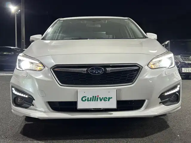 スバル インプレッサ スポーツ 2．0i－S アイサイト 長崎県 2017(平29)年 14.5万km クリスタルホワイトP 純正ナビ/フルセグTV/アイサイト/ETC/バックカメラ/アイドリングストップ/パドルシフト/BSM/ステアリングスイッチ/スマートキー/プッシュスタート/クルーズコントロール