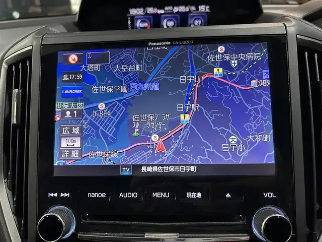 スバル インプレッサ スポーツ 2．0i－S アイサイト 長崎県 2017(平29)年 14.5万km クリスタルホワイトP 純正ナビ/フルセグTV/アイサイト/ETC/バックカメラ/アイドリングストップ/パドルシフト/BSM/ステアリングスイッチ/スマートキー/プッシュスタート/クルーズコントロール