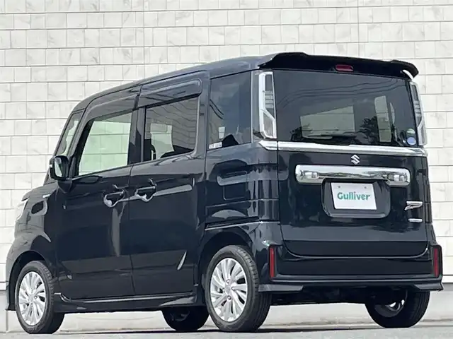 スズキ スペーシア カスタム HYBRID GS 岩手県 2018(平30)年 6.4万km ブルーイッシュブラックパール3 禁煙車/ワンオーナー/4WD/横滑り防止装置/ステアリングスイッチ/片側パワースライドドア/イージークローザードア/前席シートヒーター/オートライト/LEDヘッドライト/フォグライト/プッシュスタート/〇電動格納ミラー/〇ウィンカーミラー/〇ドアバイザー/〇フロアマット/〇シガーソケット/スマートキー