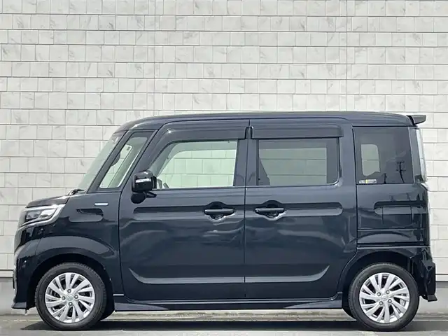スズキ スペーシア カスタム HYBRID GS 岩手県 2018(平30)年 6.4万km ブルーイッシュブラックパール3 禁煙車/ワンオーナー/4WD/横滑り防止装置/ステアリングスイッチ/片側パワースライドドア/イージークローザードア/前席シートヒーター/オートライト/LEDヘッドライト/フォグライト/プッシュスタート/〇電動格納ミラー/〇ウィンカーミラー/〇ドアバイザー/〇フロアマット/〇シガーソケット/スマートキー