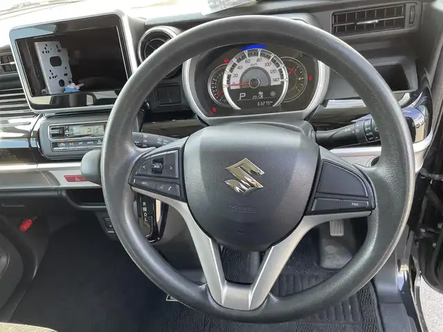 スズキ スペーシア カスタム HYBRID GS 大阪府 2018(平30)年 6.4万km ブルーイッシュブラックパール3 ”(株)IDOMが運営する【じしゃロン堺店】の自社ローン専用車両になります。/こちらは現金またはオートローンご利用時の価格です。自社ローンご希望の方は別途その旨お申付け下さい”