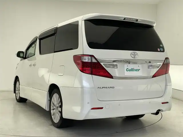 トヨタ アルファード 240S 千葉県 2012(平24)年 6.5万km ホワイトパールクリスタルシャイン 両側パワースライドドア/純正メモリナビ(型式：NHZN-X61G)/CD/DVD/Bluetooth/フルセグ/フリップダウンモニター/バックカメラ/ビルトインETC/純正１８インチAW/純正フロアマット/プッシュスタート/スマートキー