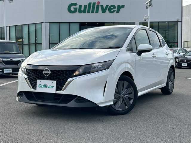 日産 ノート X 愛媛県 2022(令4)年 8万km ホワイト 禁煙車/登録時走行距離：79517km/ETC2.0/メーカーオプション純正ナビ/BT/AM・FM/HDMI/フルセグ/ワイヤレス充電/インテリジェントクルーズコントロール/プロパイロット/ブラインドスポットモニター/オートホールド