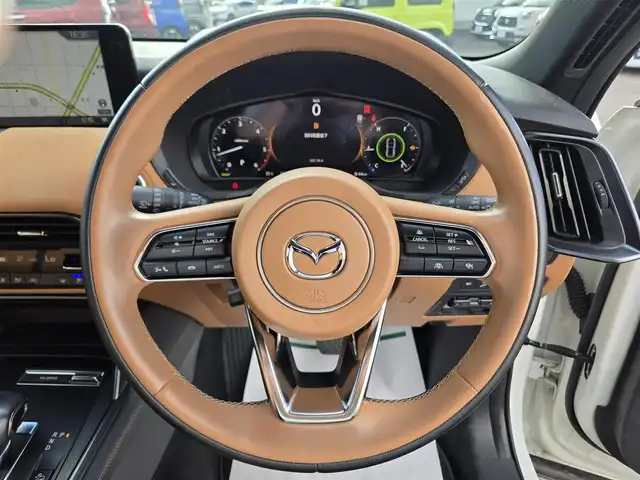 マツダ ＣＸ－６０ XD HV プレミアムスポーツ 鹿児島県 2022(令4)年 1.7万km ロジウムホワイトプレミアムメタリック ムーンルーフ　/ＢＯＳＥプレミアムサウンドシステム　/レーダークルーズコントロール　/純正前後ドライブレコーダー　/全席シートヒーター　/D+N席エアシート/D+N席パワーシート/ステアリングヒーター　/パドルシフト　/３６０°カメラ/前後コーナーセンサー/パワーバックドア/純正アルミホイール(20インチ)/横滑り防止装置/レーンキープアシスト/ダウンヒルアシストコントロール/エアバッグ(W+サイド)/カーテンエアバッグ/プッシュスタート/スマートキー