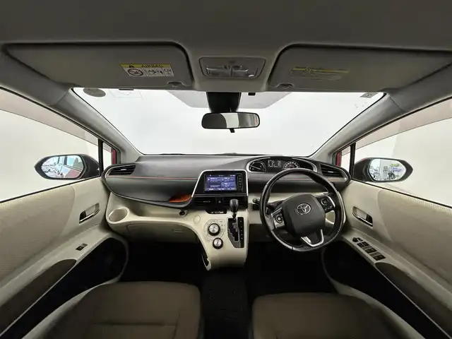 トヨタ シエンタ ハイブリッド G 福島県 2017(平29)年 5.7万km レッドマイカM トヨタセーフティセンス/　　・プリクラッシュセーフティ/　　・レーンディバーチャーアラート/　　・オートマチックハイビーム/純正7インチナビ/　　CD/BT/ワンセグ/バックカメラ/ビルトインETC/両側パワースライドドア/純正LEDヘッドライト/フォグランプ/純正ホイールキャップ/電動格納ウィンカーミラー