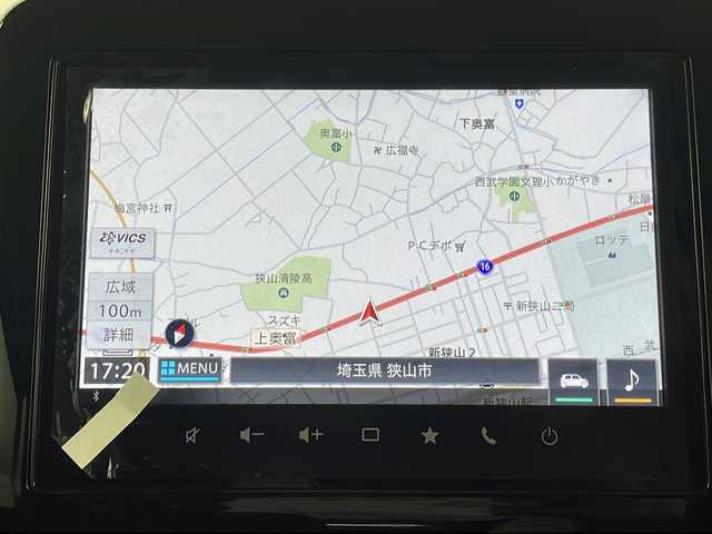 スズキ スペーシア ギア HYBRID XZ 埼玉県 2024(令6)年 0.1千km ピュアホワイトP 純正ナビ/全方位モニター/両側パワースライドドア/ヘッドアップディスプレイ/デュアルセンサーブレーキサポートII/純正14インチアルミホイール/アダプティブクルーズコントロール/フルセグTV/LEDヘッドライト/シートヒーター/プッシュスタート/Bluetooth