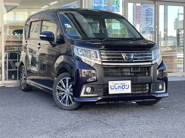 ダイハツ ムーヴ カスタム X ハイパー SA 岐阜県 2015(平27)年 6.7万km ナイトシャドーパープルクリスタルM (株)IDOMが運営する【じしゃロン多治見店】の自社ローン対象車両になります。こちらは現金ご利用時の価格です。自社ローンご希望の方は別途その旨お申付け下さい。/ディーラーオプションナビ/　（Bluetooth/DVD/フルセグ）/衝突軽減ブレーキ/バックカメラ/オートライト/フォグランプ/電動格納ミラー/プッシュスタート