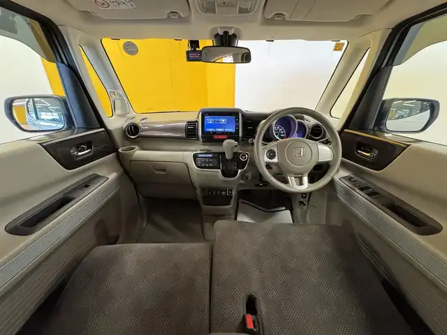 ホンダ Ｎ ＢＯＸ スラッシュ G・L ノヴァカントリースタイル 群馬県 2018(平30)年 6.2万km プラチナホワイトパール シティブレーキアクティブシステム/純正7インチナビ/　フルセグ/BT/CD/DVD/USB/前席シートヒーター/ステアリングヒーター/バックカメラ/HIDヘッドライト/ビルトインETC/前後ドライブレコーダー/純正フロアマット/スマートキー/プッシュスタート/電子パーキング/アイドリングストップ