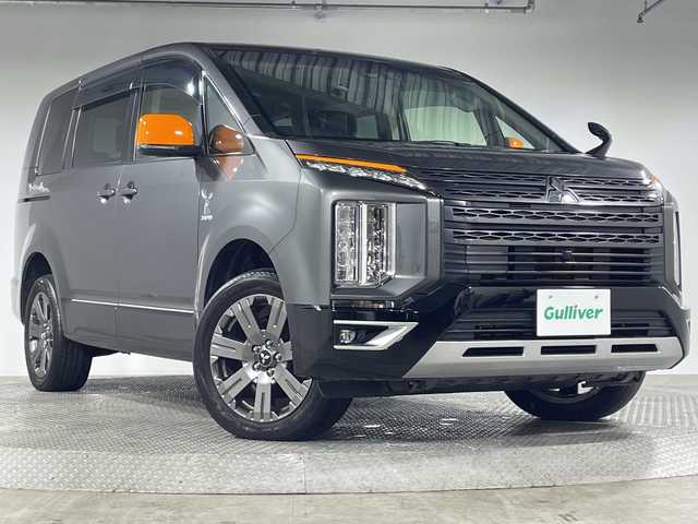三菱 デリカＤ：５ ジャスパー 神奈川県 2020(令2)年 4.2万km ダイヤモンドブラックマイカ 4WD/ディーゼルターボ/社外SDナビゲーション【CN-PE06WD】/バックカメラ/フルセグ　CD DVD　Bluetooth　SD/両側電動スライドドア/オートストップ＆ゴー/e-アシスト/ブラインドスポットウォーニング/FCM衝突被害軽減ブレーキシステム/誤発進抑制機能/LDW車線逸脱警報システム/オートマチックハイビーム/レーダークルーズコントロール/ハーフレザーシート/革巻きステアリング/パドルシフト/電動パーキングブレーキ/オートブレーキホールド/社外前方ドライブレコーダー/プッシュスタート/スマートキー/純正18インチアルミホイール/LEDヘッドランプ/LEDフロントフォグランプ/オートライト