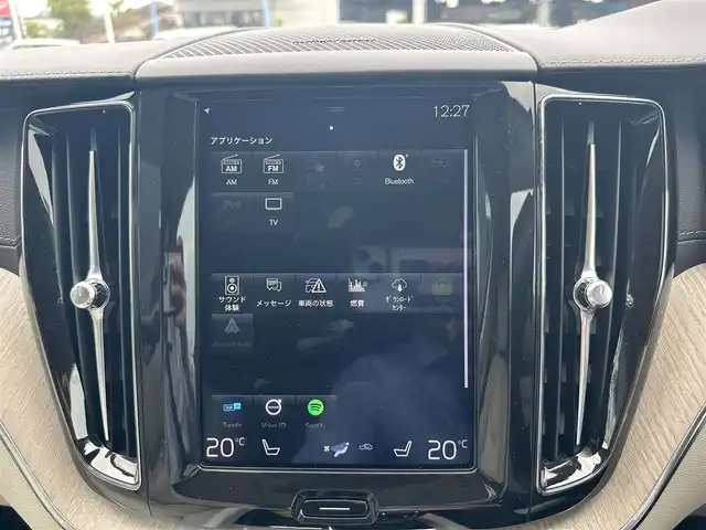 ボルボ ＸＣ６０ D4 AWD インスクリプション 滋賀県 2019(平31)年 2.8万km グレー ハーマンカードンオーディオ/３６０°カメラ/ベージュレザーシート／シートヒーター／ベンチレーション/パワーバックドア/純正ナビ／TV/USB/HUD/LKA/ACC/後席シートヒーター