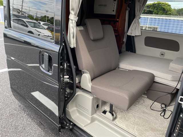 スズキ エブリイ JOINターボ 千葉県 2018(平30)年 3.8万km ブルーイッシュブラックパール3 給電くんポップアップルーフ/２０００Ｗインバーター/エバスエアヒーター/キャンピング仕様/４ＷＤ/社外ＳＤナビ/(FM AM Bluetooth)/フルセグＴＶ/バックカメラ/後席モニター/電子レンジ/ＥＴＣ/電格ミラー　/スペアキー/取説&保証書