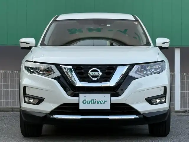 日産 エクストレイル ハイブリッド 20Xi 千葉県 2018(平30)年 7.7万km ブリリアントホワイトパール 純正SDナビ/(フルセグTV/CD/DVD/Bluetooth)/レーダークルーズコントロール/全周囲カメラ/ドライブレコーダー　前/デジタルインナーミラー/前後コーナーセンサー/ETC/純正フロアマット/純正アルミホイール/純正LEDヘッドライト/レーンキープアシスト/オートライト/スマートキー/プッシュエンジンスタート