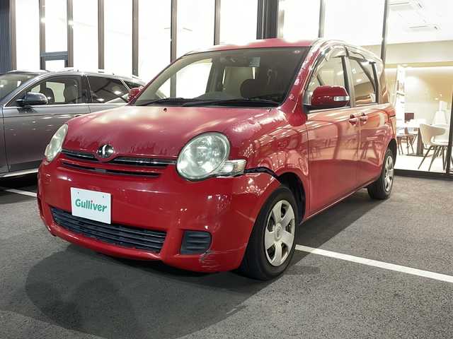 トヨタ シエンタ G 栃木県 2008(平20)年 13.6万km スーパーレッドⅤ 社外ナビ/・（CD/DVD/BT）/バックカメラ/純正フロアマット/保証書/記録簿