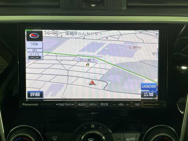 スバル レヴォーグ 1．6GT－S アイサイト 神奈川県 2014(平26)年 3.7万km ダークグレーメタリック 純正7型SDナビゲーション【CN-R300D】/CD/DVD/Bluetooth/SD/DTV/HDMI)/バックカメラ/EyeSight/・レーダークルーズコントロール/・リヤビークルディテクション/・アイサイトアシストモニター/・プリクラッシュブレーキ/・ＡＴ誤発進抑制制御/・レーンキープアシスト/純正18インチアルミホイール/D/N席パワーシート/ステアリングスイッチ/パドルシフト/LEDヘッドライト/オートライト/フォグ/リアフォグ/純正フロアマット/ETC/保証書/スペアキー