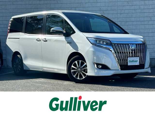 トヨタ エスクァイア ハイブリッド Gi プレミアムパッケージ 大阪府 2020(令2)年 3.1万km ホワイトパールクリスタルシャイン 11インチALPINEナビ（フルセグ/BT/DVD/CD)/両側パワースライドドア/クルーズコントロール/バックカメラ/衝突被害軽減システム/レーンキープアシスト/横滑り防止装置/コーナーセンサー/アイドリングストップ/オートマチックハイビーム/シートヒーター/ステアリングヒーター/ハーフレザー/純正AW（15inch)/純正LEDライト/ETC/ドライブレコーダー前後/スペアキー1本