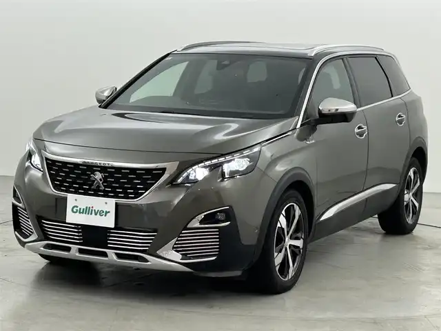 プジョー ５００８ GT ブルーHDi 福岡県 2018(平30)年 6.3万km 緑 純正ナビ（フルセグTV）/サンルーフ/クルーズコントロール/ブラインドスポットモニター/パワーバックドア/パワーシート/シートヒーター/横滑り防止機能/コーナーセンサー/レーンキープアシスト/純正アルミホイール/オートライト/オートハイビーム