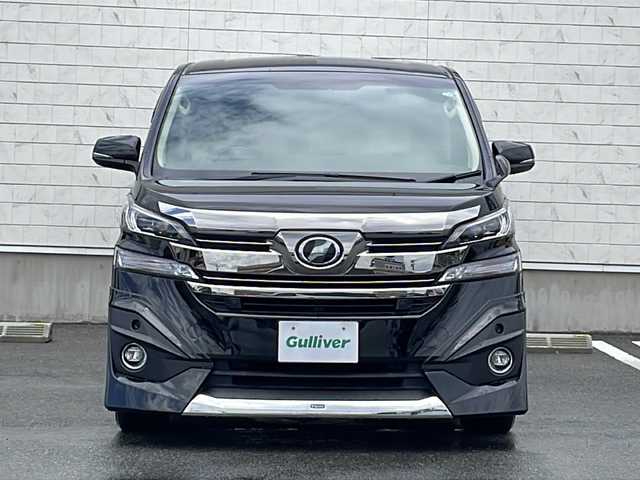トヨタ ヴェルファイア V 山形県 2017(平29)年 5.3万km ブラック 禁煙車/モデリスタフルエアロ/プリクラッシュセーフティ/レーダークルーズコントロール/クリアランスソナー/純正10インチナビ(CD.DVD.BT.SD)/フルセグ/バックカメラ/フリップダウンモニター/両側パワースライドドア/ハーフレザーシート/メモリ付きパワーシート/パワーバックドア/電動パーキングブレーキ/オートホールド/LEDヘッドライト/純正エンジンスターター/プッシュスタート/スマートキーｘ２/アイドリングストップ