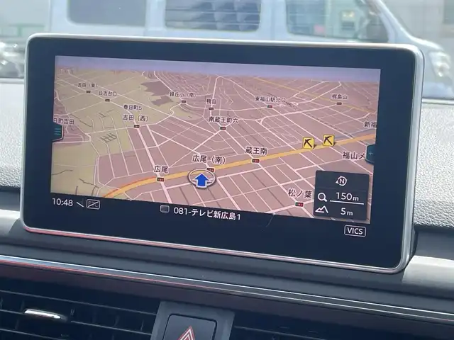 アウディ Ｓ５ スポーツバック 広島県 2020(令2)年 6.1万km マンハッタングレーメタリック 車検満了 令和9年6月/純正ナビ/（Bluetooth、CD、DVD、フルセグTV）/全方位カメラ/前後ドライブレコーダー/ETC/ブラック塗装ブレーキキャリパー/純正19インチAW/赤レザーシート/・シートヒーター/・エアシート/・パワーシート/衝突被害軽減ブレーキ/クルーズコントロール/コーナーセンサー/LEDヘッドライト/オートライト/オートマチックハイビーム/プッシュスタート/パーキングアシスト/取扱説明書/保証書