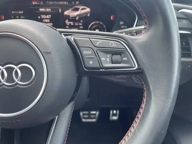 アウディ Ｓ５ スポーツバック 広島県 2020(令2)年 6.1万km マンハッタングレーメタリック 車検満了 令和9年6月/純正ナビ/（Bluetooth、CD、DVD、フルセグTV）/全方位カメラ/前後ドライブレコーダー/ETC/ブラック塗装ブレーキキャリパー/純正19インチAW/赤レザーシート/・シートヒーター/・エアシート/・パワーシート/衝突被害軽減ブレーキ/クルーズコントロール/コーナーセンサー/LEDヘッドライト/オートライト/オートマチックハイビーム/プッシュスタート/パーキングアシスト/取扱説明書/保証書