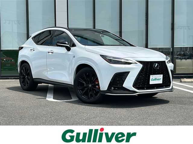 レクサス ＮＸ 350h Fスポーツ 岐阜県 2022(令4)年 1.6万km ホワイトノーヴァガラスフレーク 登録時走行距離：15876km/純正14型メーカーナビ/全方位カメラ/バックカメラ/Blue tooth・フルセグテレビ・USB可/デジタルインナーミラー/レザーシート/パワーシート前席/シートヒーター前席/エアシート前席/前後ドライブレコーダー/おくだけ充電/レーダークルーズコントロール/レーンキープアシスト/コーナーセンサー前後/ブラインドスポットモニター/電動リアゲート/LEDヘッドライト/オートライト/オートマチックハイビーム/純正20アルミホイール/スマートキー/スペアキー1本/ETC2.0