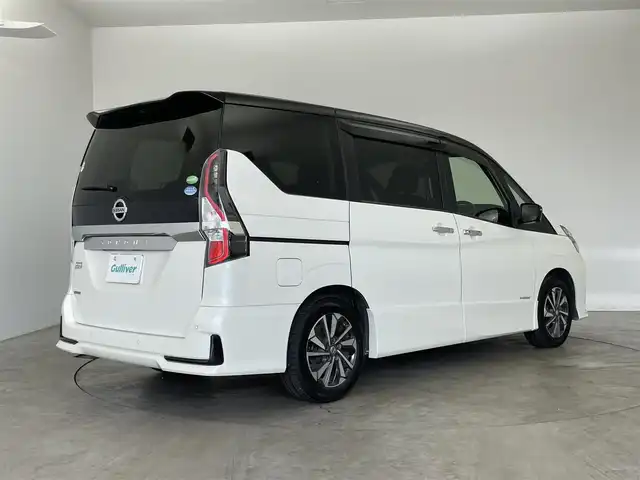 日産 セレナ ハイウェイスター V 埼玉県 2021(令3)年 2.8万km ブリリアントホワイトパール 2トーン 純正１０インチナビ　フリップダウンモニター　アラウンドビューモニター　ＢＳＩ　プロパイロット　レーダークルーズコントロール　ビルトインＥＴＣ　デジタルインナーミラー　ドラレコ　純正アルミ　オートライト