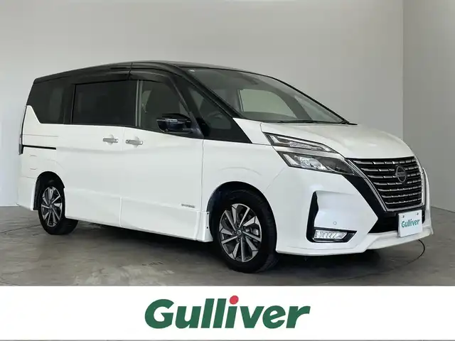 日産 セレナ ハイウェイスター V 埼玉県 2021(令3)年 2.8万km ブリリアントホワイトパール 2トーン 純正１０インチナビ　フリップダウンモニター　アラウンドビューモニター　ＢＳＩ　プロパイロット　レーダークルーズコントロール　ビルトインＥＴＣ　デジタルインナーミラー　ドラレコ　純正アルミ　オートライト