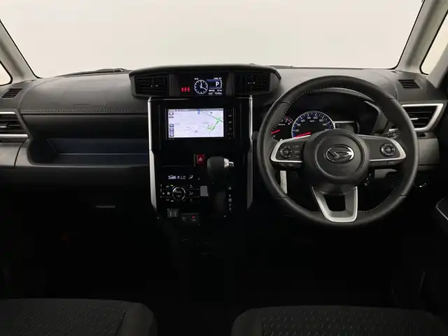ダイハツ トール カスタムG 新潟県 2023(令5)年 1万km パールホワイトⅢ スマートアシスト/純正メモリナビ/　CD/DVD/Bluetooth/フルセグ/バックカメラ/両側パワースライドドア/レーダークルーズコントロール/LEDオートライト/シートヒーター/純正14インチアルミホイール/ステアリングリモコン/電格ミラー/ウィンカーミラー/ドラレコ/スマートキー