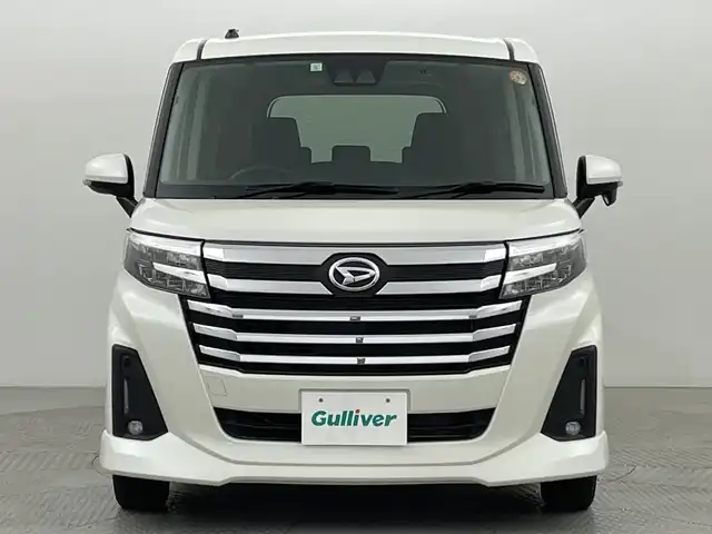 ダイハツ トール カスタムG 新潟県 2023(令5)年 1万km パールホワイトⅢ スマートアシスト/純正メモリナビ/　CD/DVD/Bluetooth/フルセグ/バックカメラ/両側パワースライドドア/レーダークルーズコントロール/LEDオートライト/シートヒーター/純正14インチアルミホイール/ステアリングリモコン/電格ミラー/ウィンカーミラー/ドラレコ/スマートキー