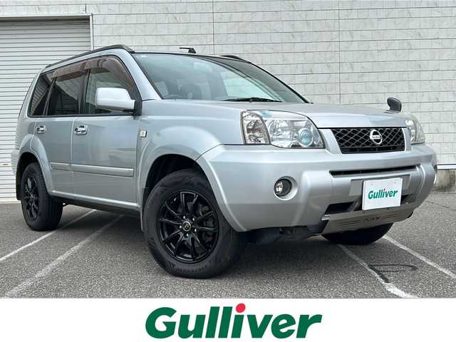 日産 エクストレイル Xt 新潟県 2004(平16)年 3.8万km チタニウムシルバー 社外ナビ/DN席シートヒーター/電格ミラー/スタットレスタイヤ付き/革巻きステアリング/パワーウィンドウ/純正フロアマット