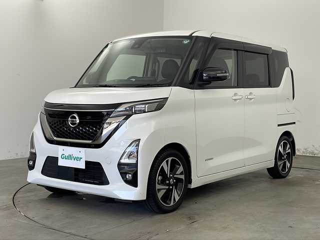 日産 ルークス HWS Gターボ アーバンクロム プロパイロットED 兵庫県 2021(令3)年 3.9万km ホワイトパール ・快適パックA/・プラズマクラスター技術搭載リアシーリングファン/・パーソナルテーブル/・カップホルダー/・USBソケット/・ロールサンシェード/・撥水加工シート/・純正9インチナビ/CD/DVD/BT/SD/USB/TV/・アラウンドビューモニター/・ビルトインETC/・プロパイロット/・車線逸脱防止支援システム/・車線逸脱警報/・前方衝突予測警報/・ふらつき警報/・標識検知機能/・先行車発進お知らせ機能/・エマージェンシーブレーキ/・踏み間違い衝突防止アシスト/・レーダークルーズコントロール/・アイドリングストップ/・両側パワースライドドア/・LEDヘッドライト/・アダプティブLEDヘッドライトシステム/・インテリジェントキー/・プッシュスタート/・純正15インチアルミホイール