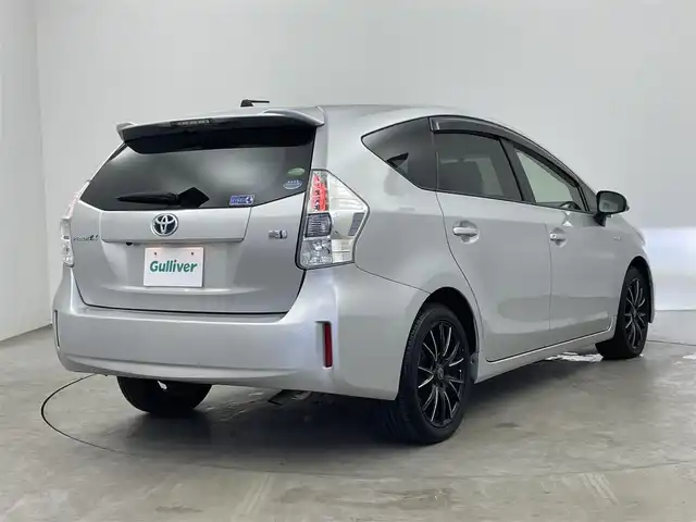 トヨタ プリウス α S 埼玉県 2014(平26)年 5万km シルバーM 純正ナビ/ DTV CD DVD Bluetooth/バックカメラ/ビルトインETC/スマートキー/LEDオートライト/純正フロアマット/社外アルミホイール