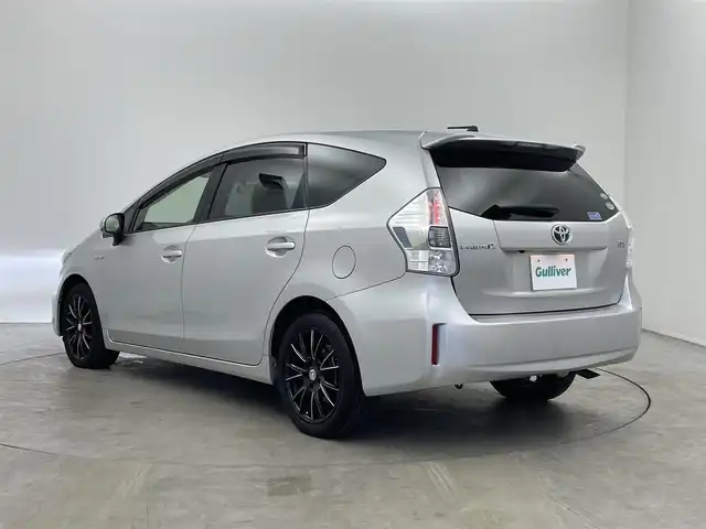 トヨタ プリウス α S 埼玉県 2014(平26)年 5万km シルバーM 純正ナビ/ DTV CD DVD Bluetooth/バックカメラ/ビルトインETC/スマートキー/LEDオートライト/純正フロアマット/社外アルミホイール