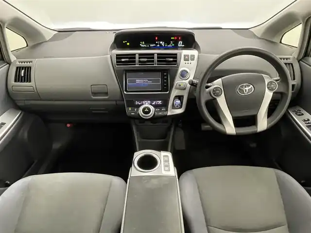 トヨタ プリウス α S 埼玉県 2014(平26)年 5万km シルバーM 純正ナビ/ DTV CD DVD Bluetooth/バックカメラ/ビルトインETC/スマートキー/LEDオートライト/純正フロアマット/社外アルミホイール